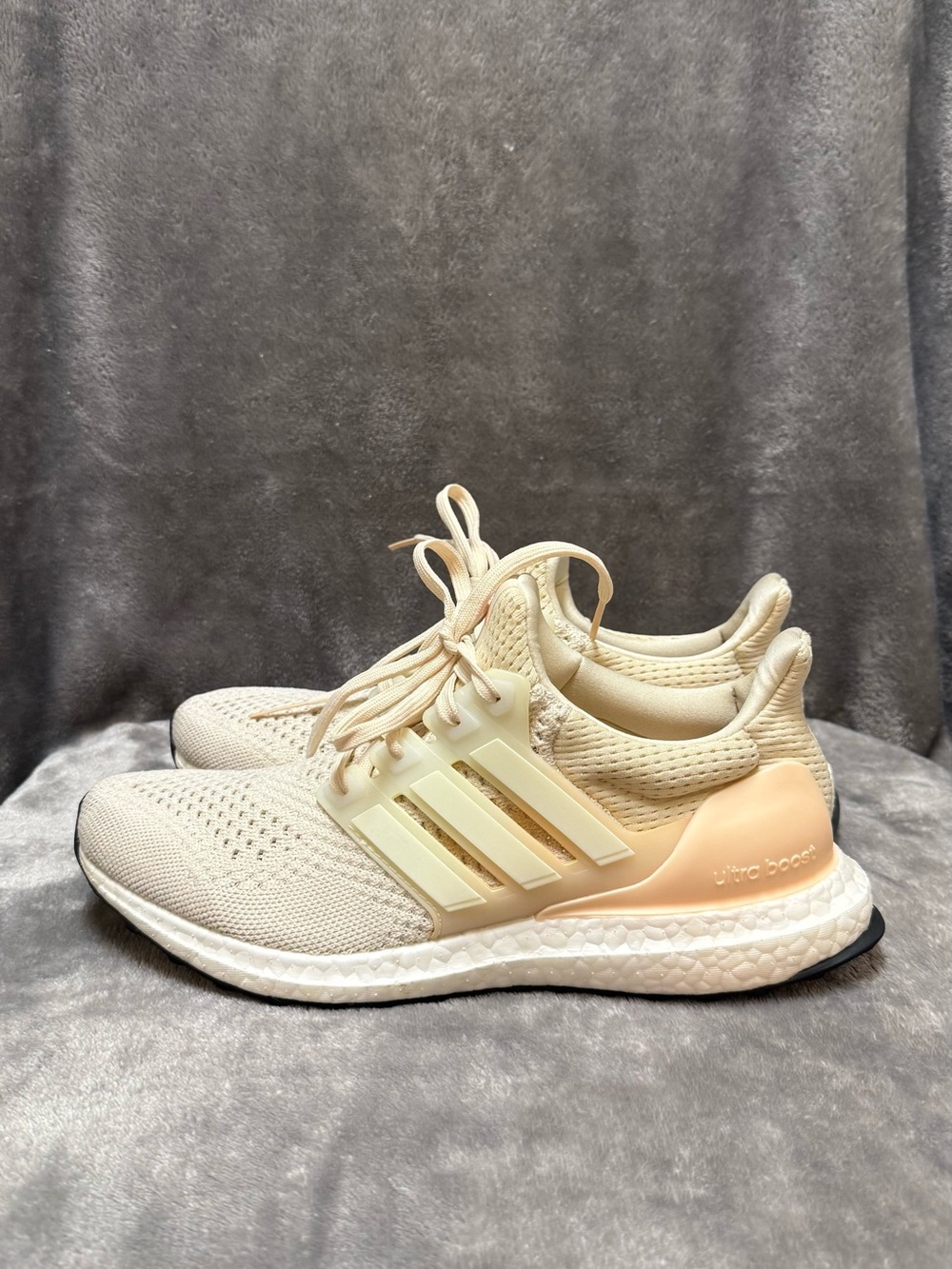 adidas | Ultraboost 1.0 BOOST Running Shoes | Ecru | Women's 7.5